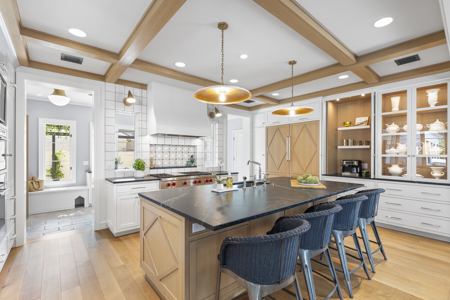 Renovated kitchen in a North Central Phoenix home